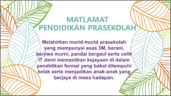 MATLAMAT PENDIDIKAN PRASEKOLAH