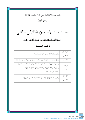 تحميل  تقييم انتاج كتابي سنة سادسة ابتدائي الثلاثي الثاني, امتحان انتاج كتابي سنة سادسة أساسي الثلاثي الثاني  pdf, تمارين انتاج كتابي سنة 6