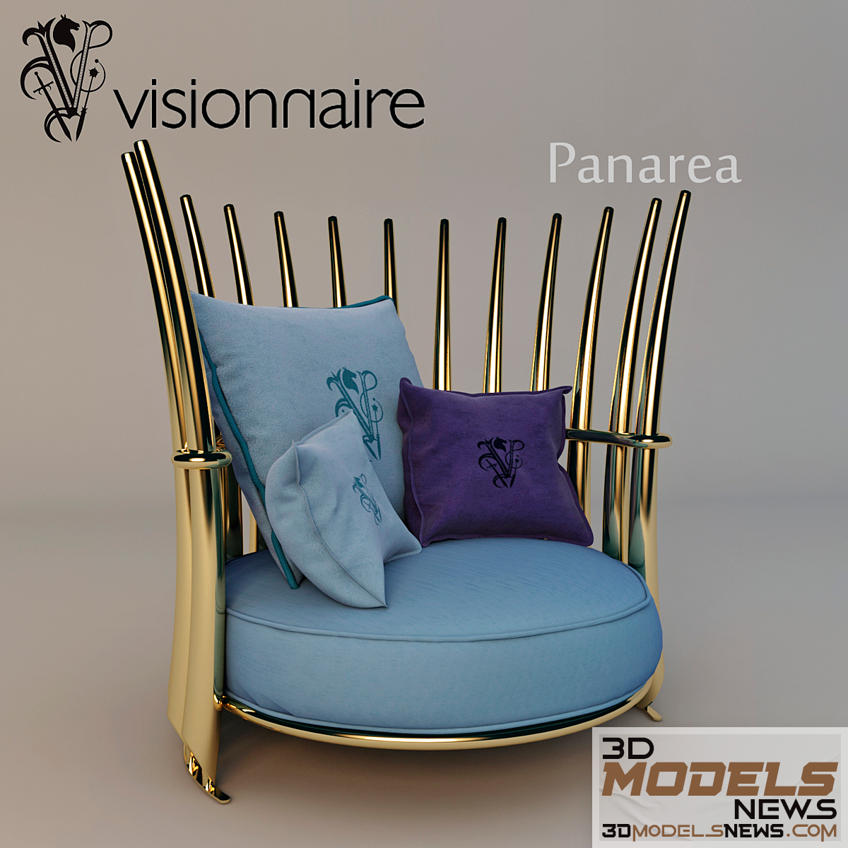 Visionnaire panarea armchair model