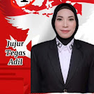 Istri Almarhum Sadek Sampurna kembali Mencalon kandiri Sebagai Kepala kampung Tanjung Raja Sakti Dengan Nomor Urut 01.
