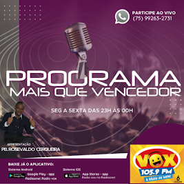 RADIO MAIS QUE UM VENCEDOR