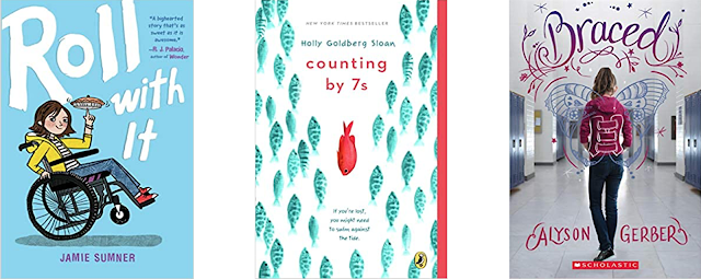 Book cover of Roll with It, Counting by 7s, and Braced