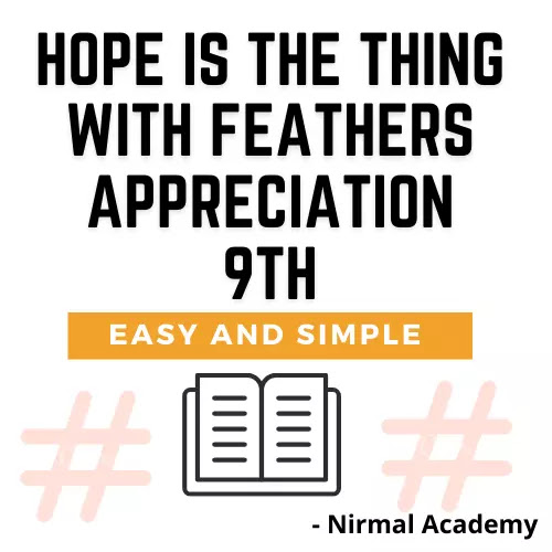 Appreciation Hope is The Thing With Feathers | hope is the thing with feathers appreciation