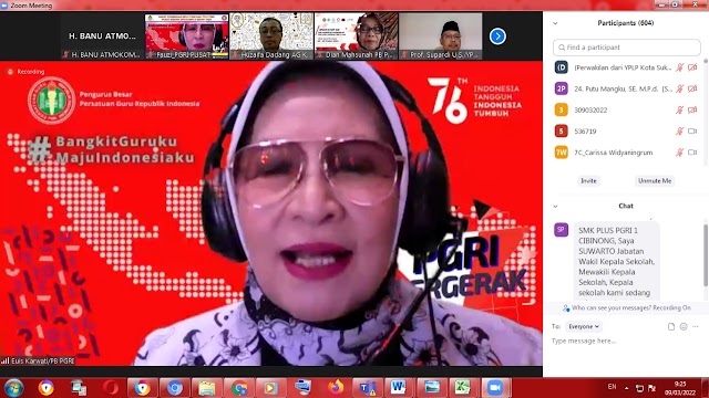 BERSAMA PB PGRI KITA JADIKAN SEKOLAH PGRI SEKOLAH UNGGUL DAN HEBAT DALAM MENCETAK GENERASI BERKARAKTER