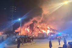 15/11/2021 Cháy lớn ở Bắc Giang, hàng nghìn m2 nhà xưởng chìm trong biển lửa