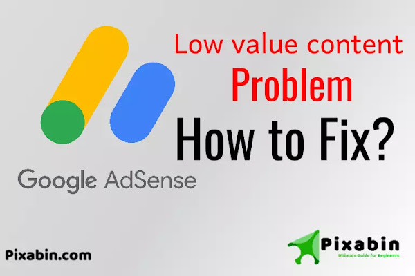 fix Low-value Content on Google Adsense