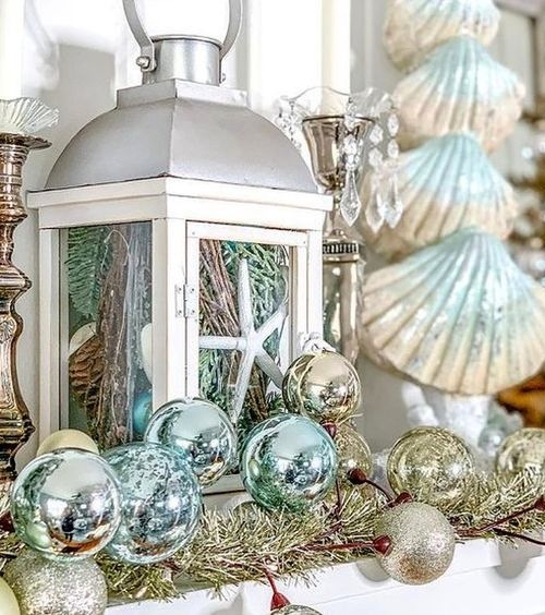 Coastal Christmas Lantern Ideas | How to Style & Fill Lanterns for ...