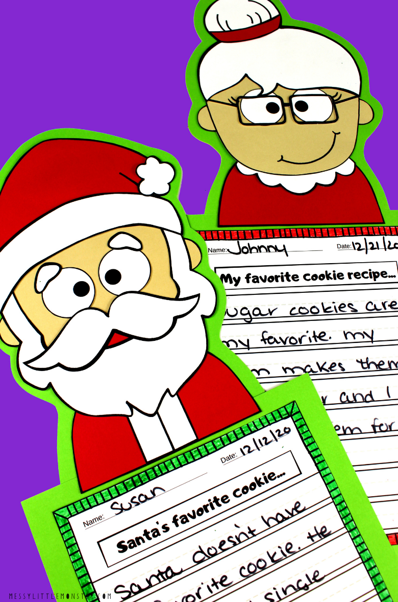 Santa writing activity
