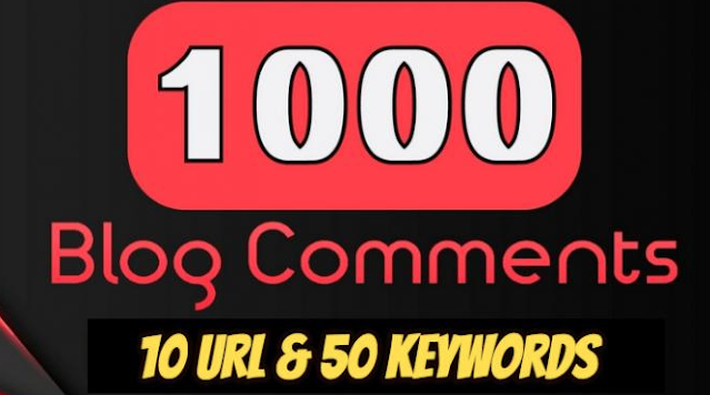 Jual 1000 Blog Comment Dofollow Backlink untuk 200K