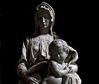 Domenico then brought them under the oak tree chosen by the Virgin and pointed to the real treasure - Our Lady of the Vine Tuscany Italy
