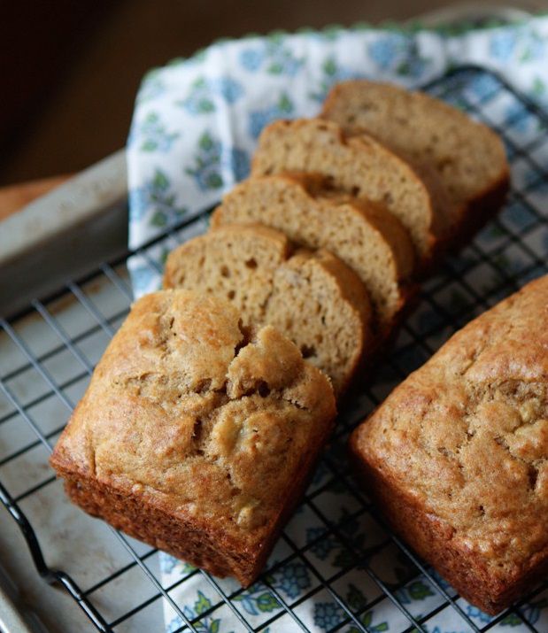 Whole Wheat Greek Yogurt Banana Bread Recipe