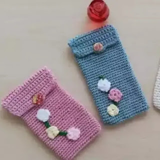 Funda Para Celular o Lentes a Crochet