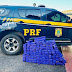 PRF apreende 130 kg de maconha em veículo roubado na Bahia