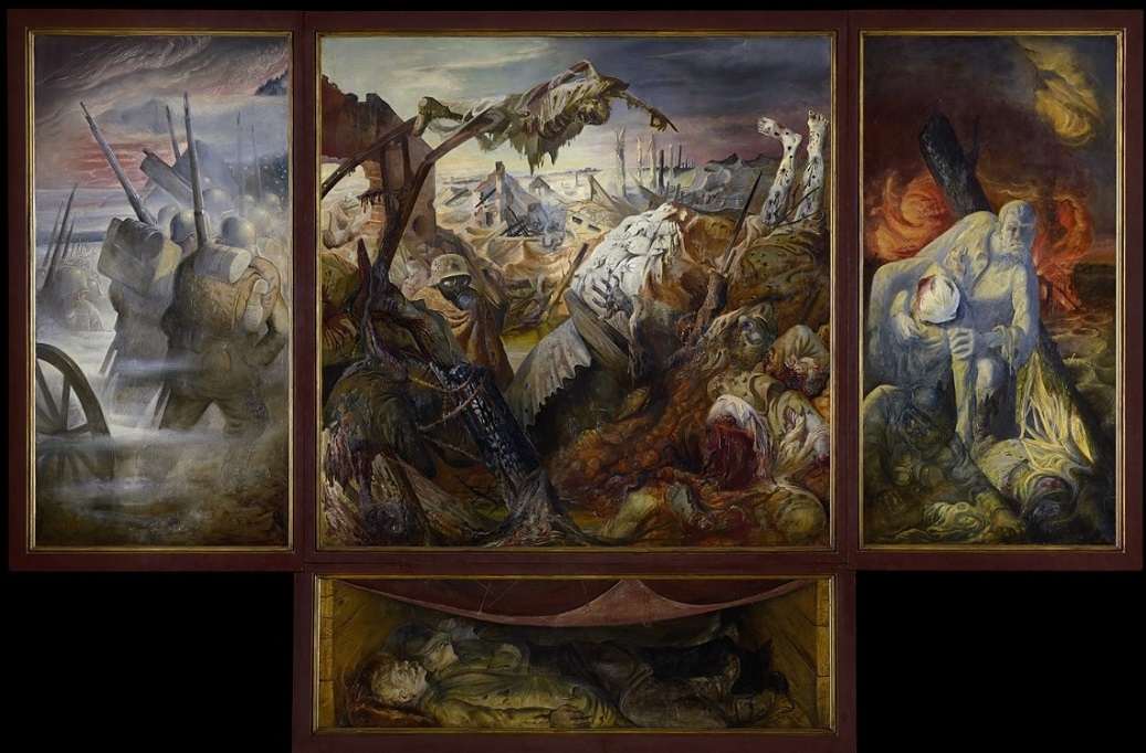 Otto Dix, triptych Válka