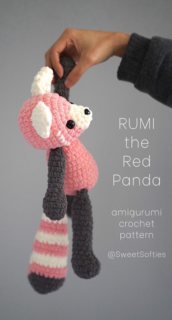 Rumi the Red Panda Pattern - Sweet Softies | and Crochet