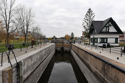 Chambly Canal lock Quebec.