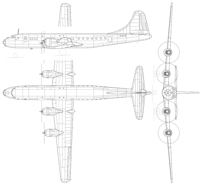 Tupolev Tu-70 Threeview drawing