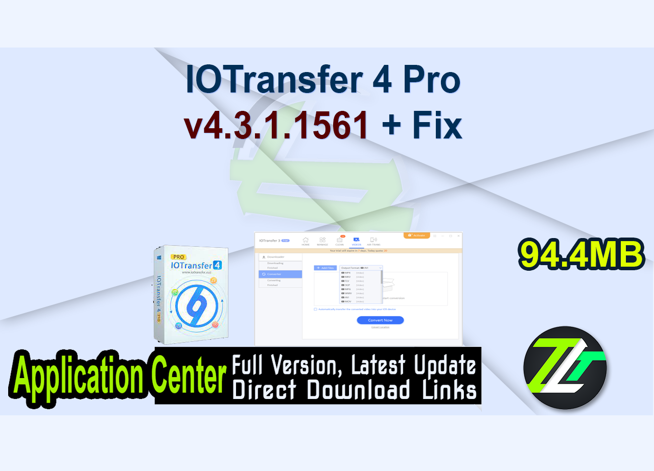 IOTransfer 4 Pro v4.3.1.1561 + Fix