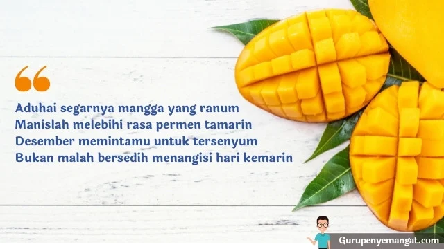 Pantun Menyambut Awal Bulan Desember