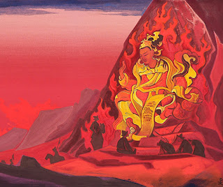 Shambala painting by Nicholas Roerich