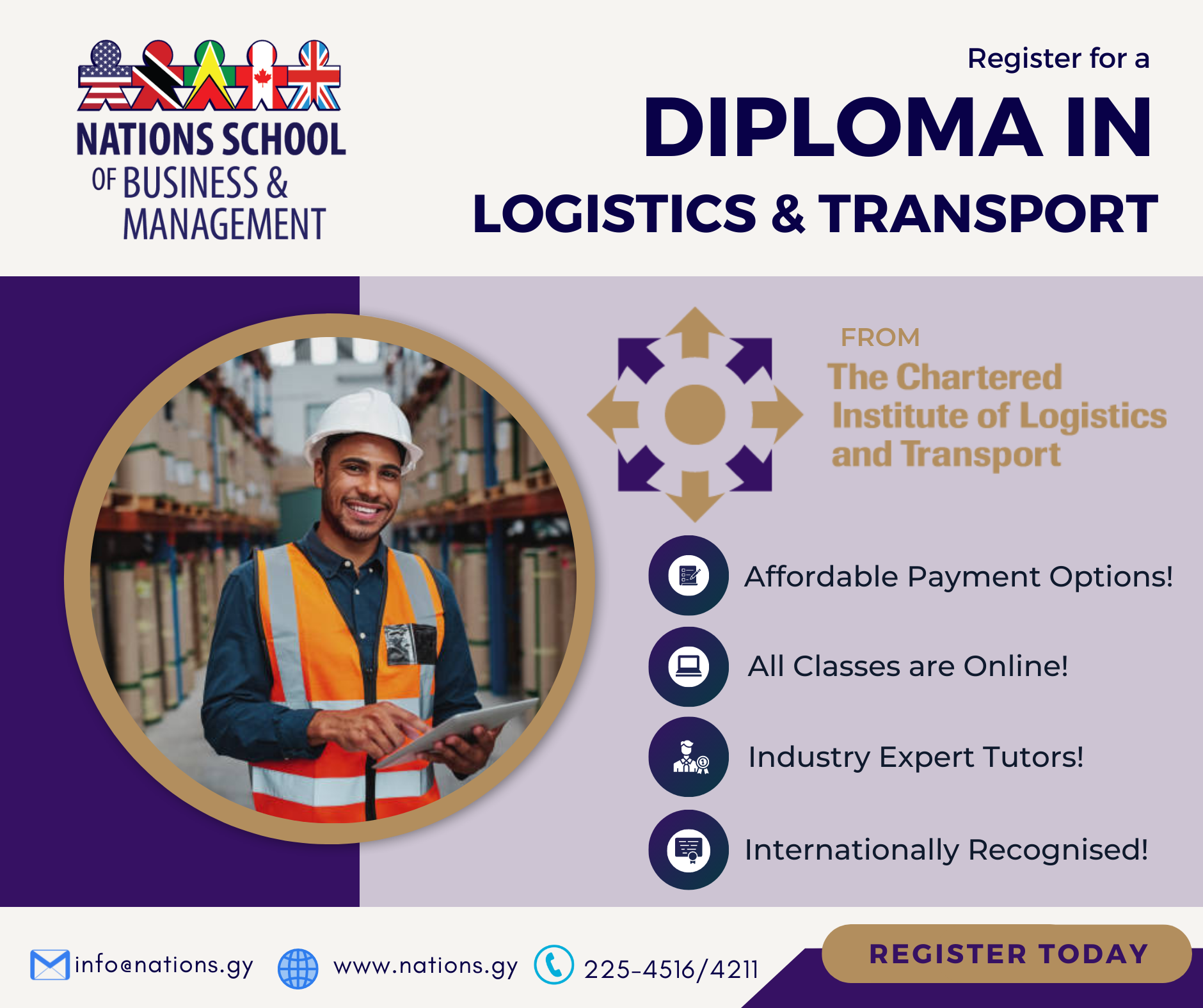 Logistics and Transport Diploma at Nations Inc. 2022 (Guyana)