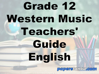 Grade 12 School Western Music Teachers Guide English Medium New Syllabus