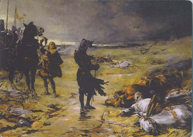 Эдуард Черный Принц в битве при Креси