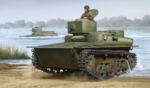 Soviet T-37 Amphibious Light Tank