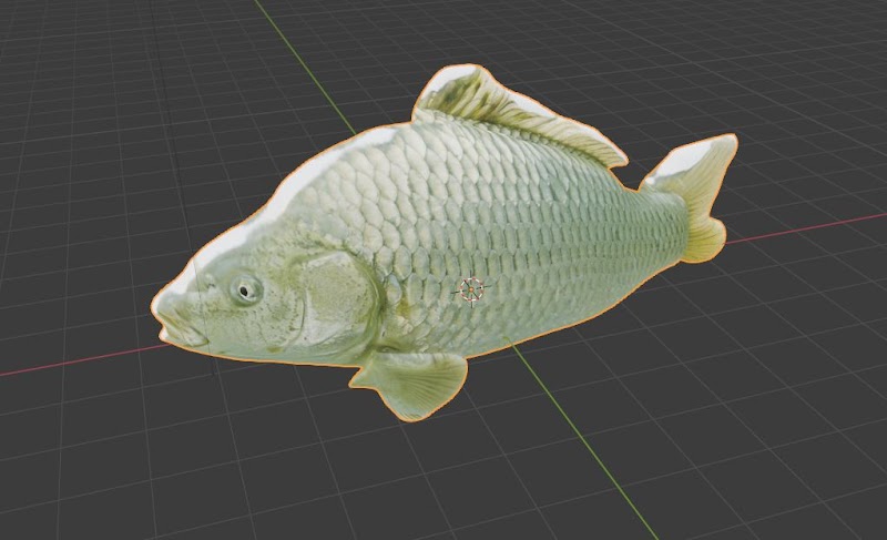 Fish animal free 3d models blender obj fbx low poly