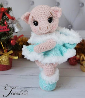 PATRON GRATIS CERDA AMIGURUMI 50254 🐷