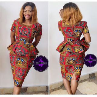 Latest Ankara Short Skirt and Blouse Styles