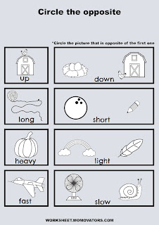 Opposite words with pictures worksheets PDF, Opposite words with pictures worksheets, Opposite words with pictures worksheets for kindergarten @momovators