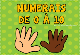 Cartazes de Numerais 0 a 10