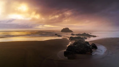 Papel de Parede para PC Praia Paisagem Calma