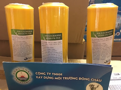 Cation lõi lọc hạt nhựa làm mềm nước 10 inch