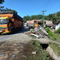 6 Kendaraan Tabrakan Beruntun di Jalinsum Bandar Durian, Kecamatan Aek Natas Labura