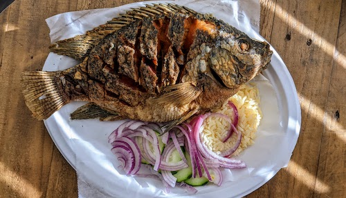 Mojarra frita