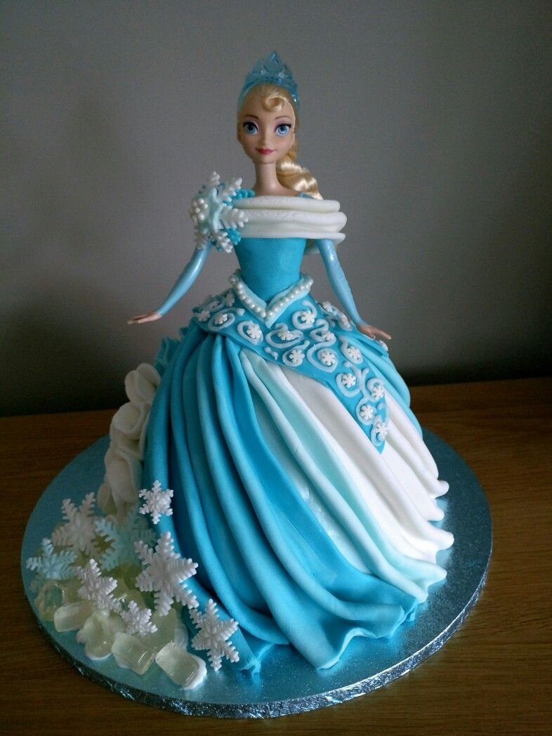 simple frozen birthday cake