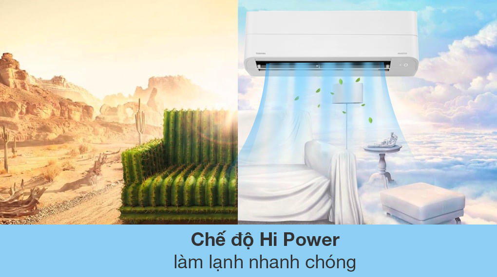 Điều hòa Toshiba Inverter 12000 BTU RAS-H13Z1KCVG-V - Công nghệ làm lạnh