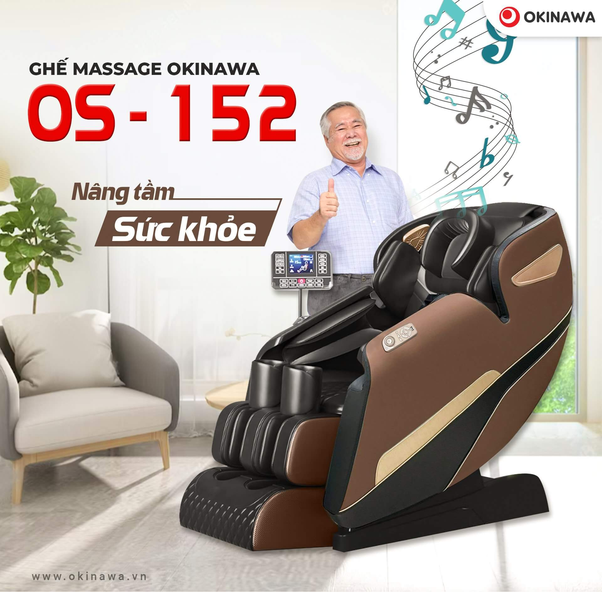 Ghế massage Okinawa OS - 152 - 1