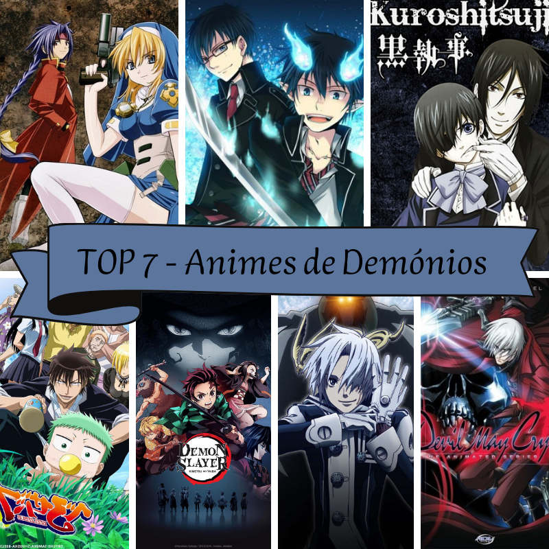 TOP 6 ANIMES ONDE O PROTAGONISTA É UM DEMÔNIO/ANJO SUPER FORTE 