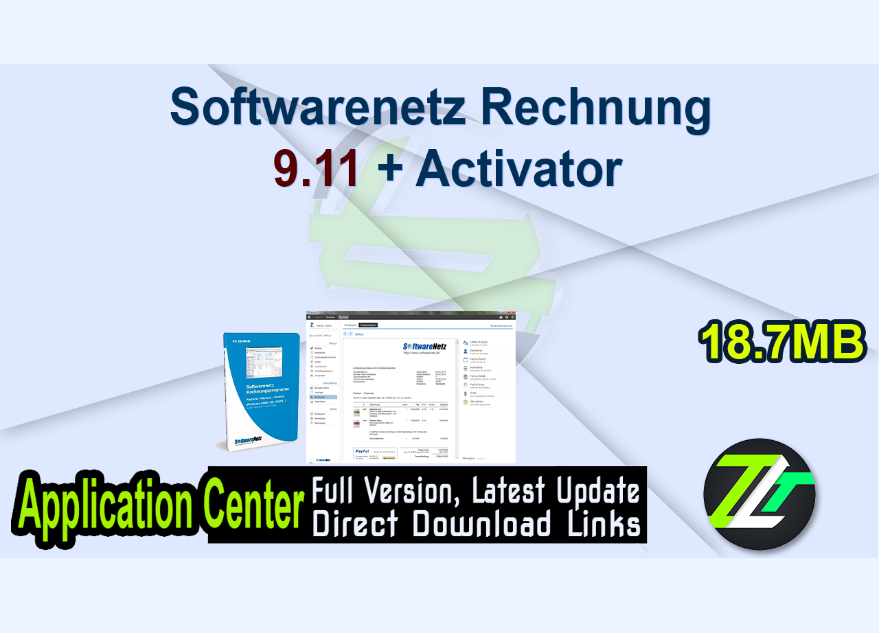 Softwarenetz Rechnung 9.11 + Activator