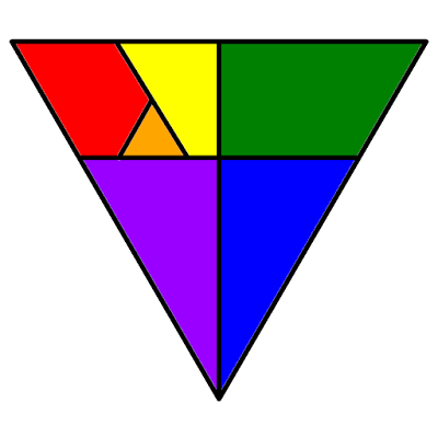 Lambda Cross Rainbow Triangle