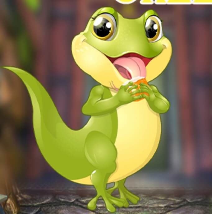 Games4King Funny Green Lizard Escape