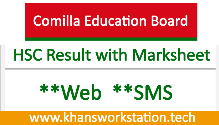 Comilla Board HSC Result 2022 with Mark Sheet