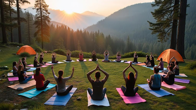 Community and Group Camping Yoga Experiences
