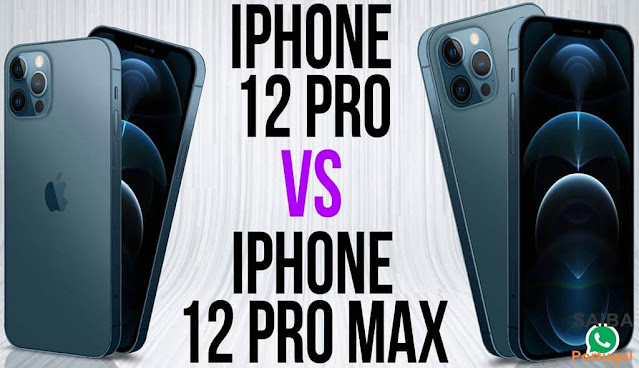 Diferença entre iphone 12 pro e 12 pro max