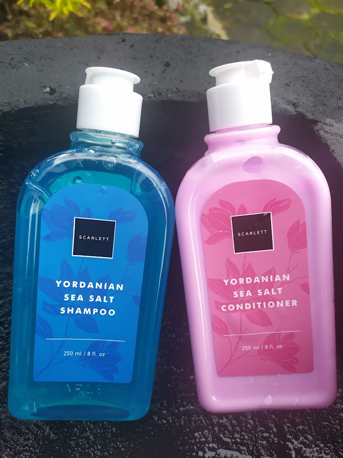 Review Scarlett Yordanian Sea Salt Shampoo dan Conditioner