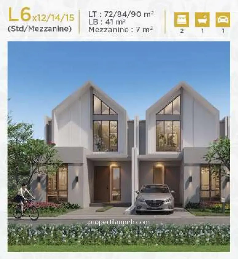 Rumah Gardenia Paramount Petals Tipe L6