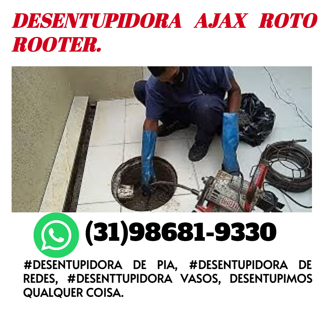  Desentupidora Ajax Rotor Clean.(31) 98681-9330